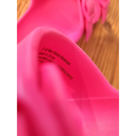 Shade & Shore Pink Sandals Slides Size 8 - Picture 5 of 6
